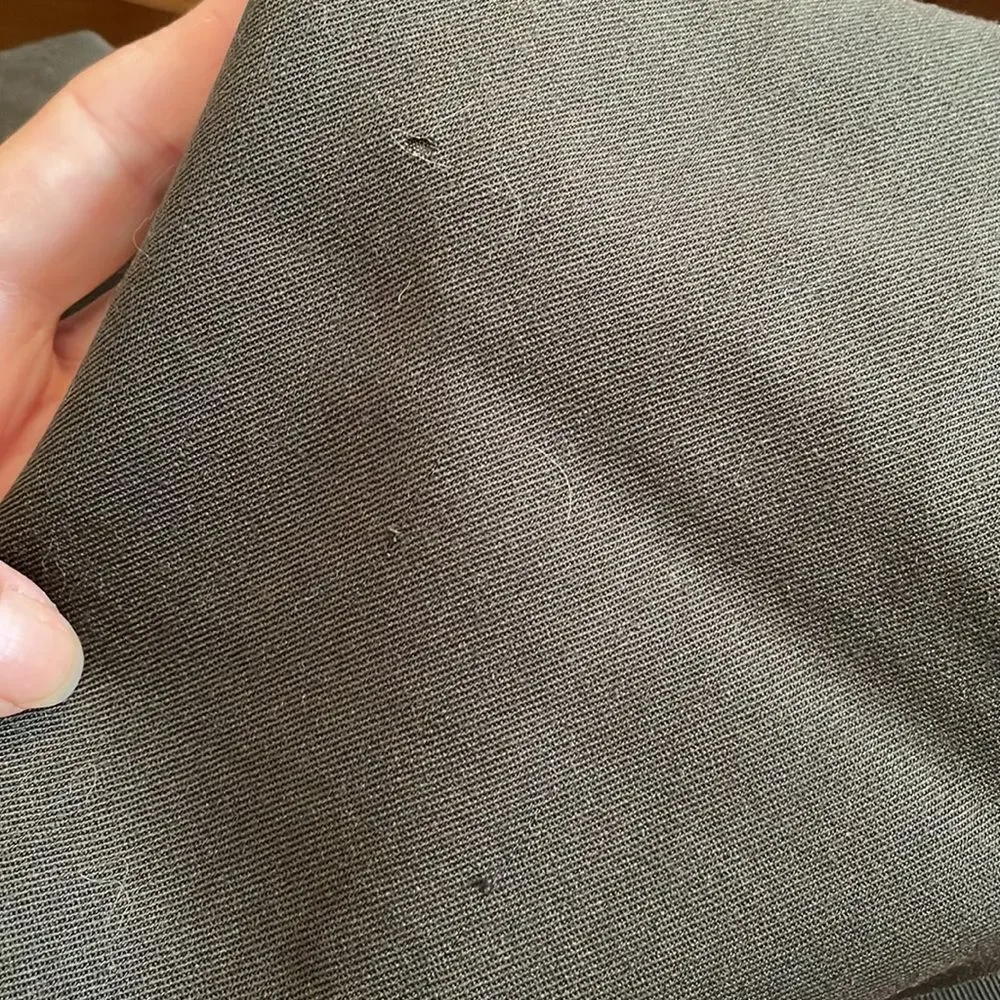 Vtg 70s/80s JH Collectibles dark army‎ green high waisted pleat front pants - Picture 12 of 15